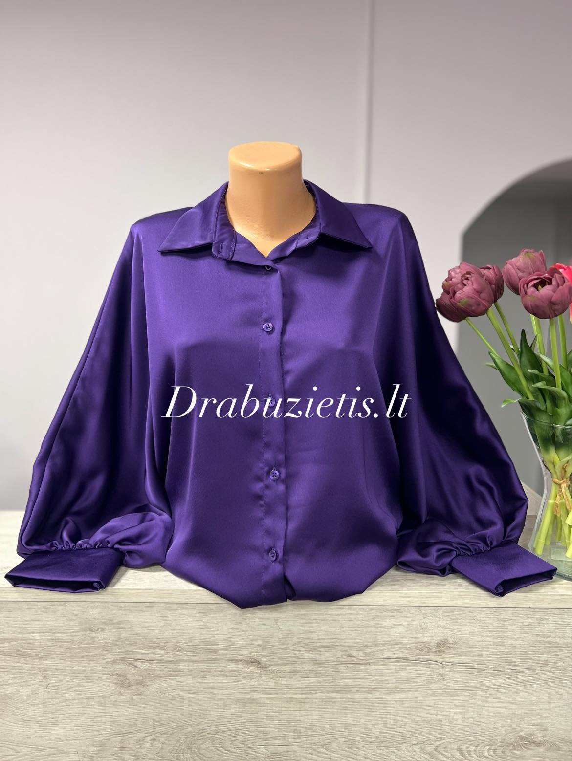 Violetiniai marškiniai