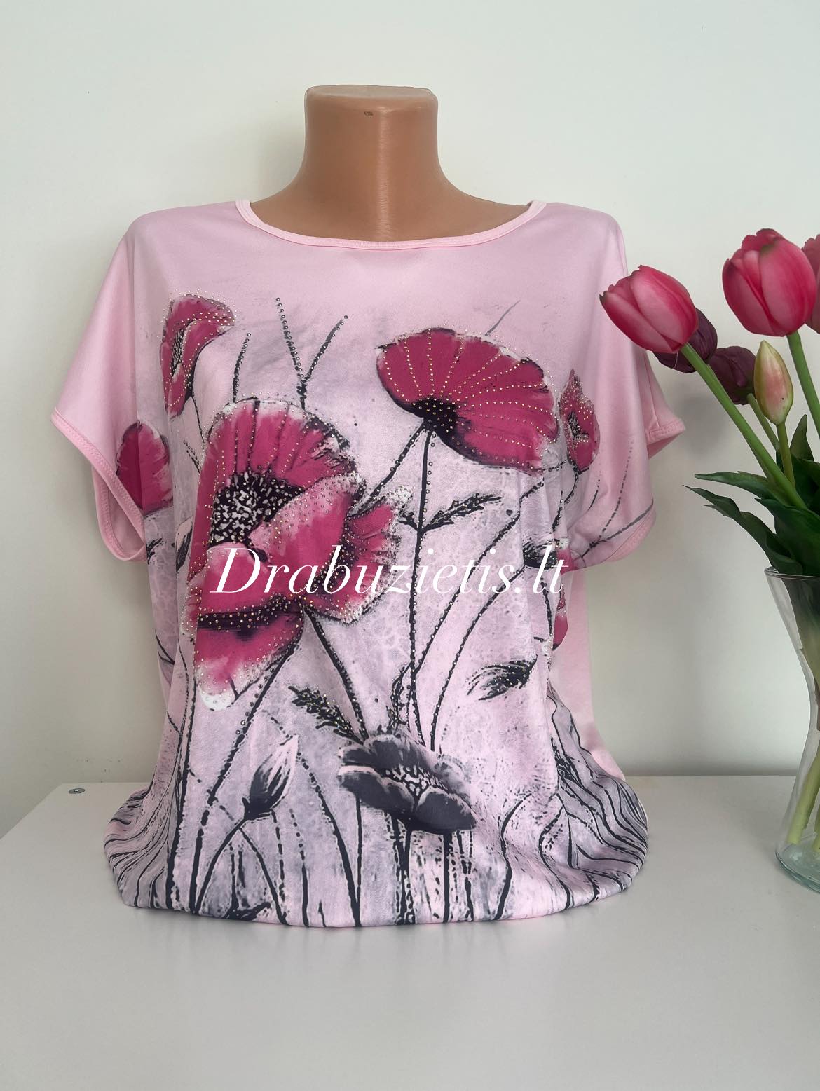 Palaidinė ,,Aguonos'' L/XL,2/3XL