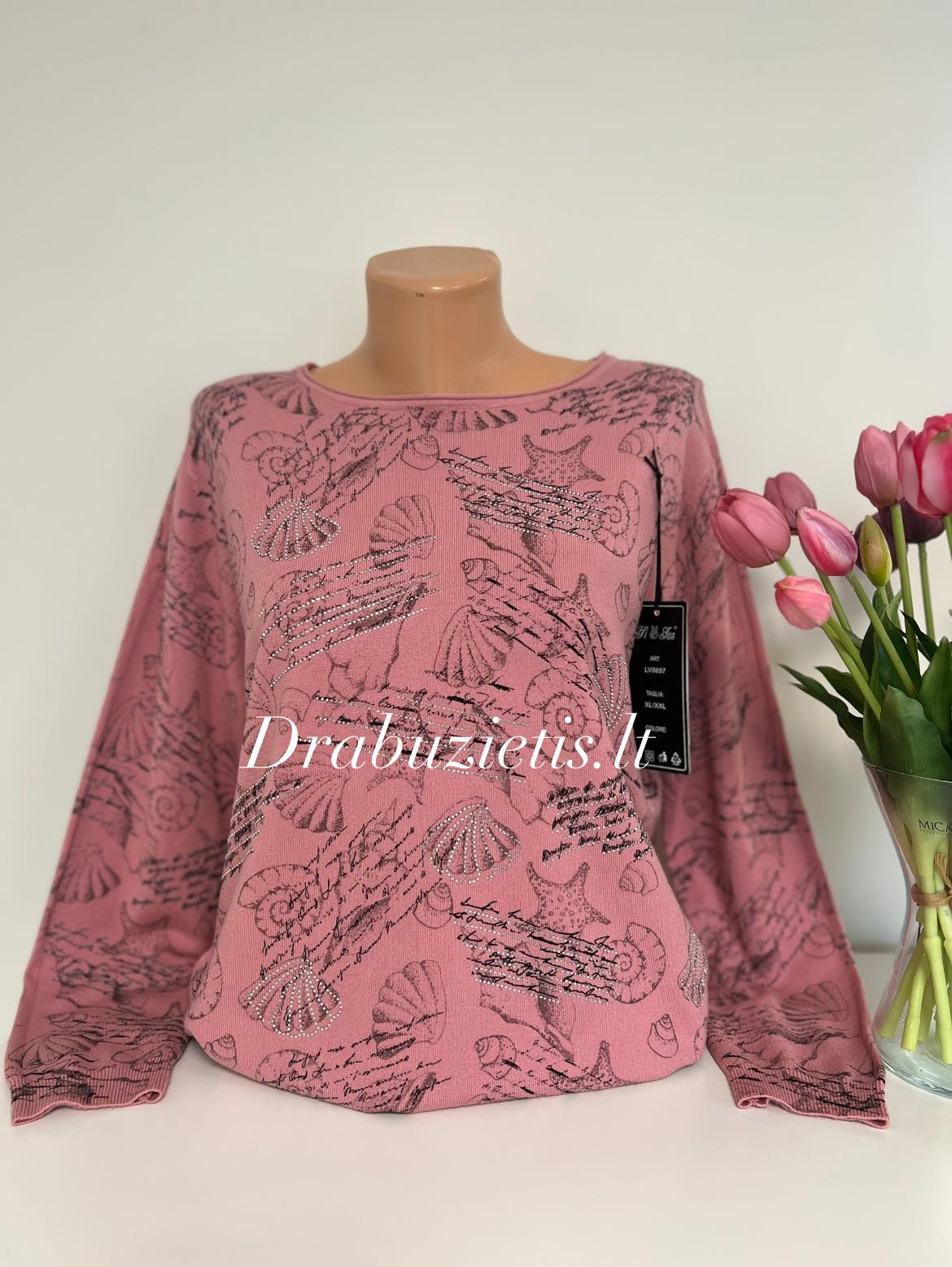 Megztinis ,,Kriauklės''XL/2XL