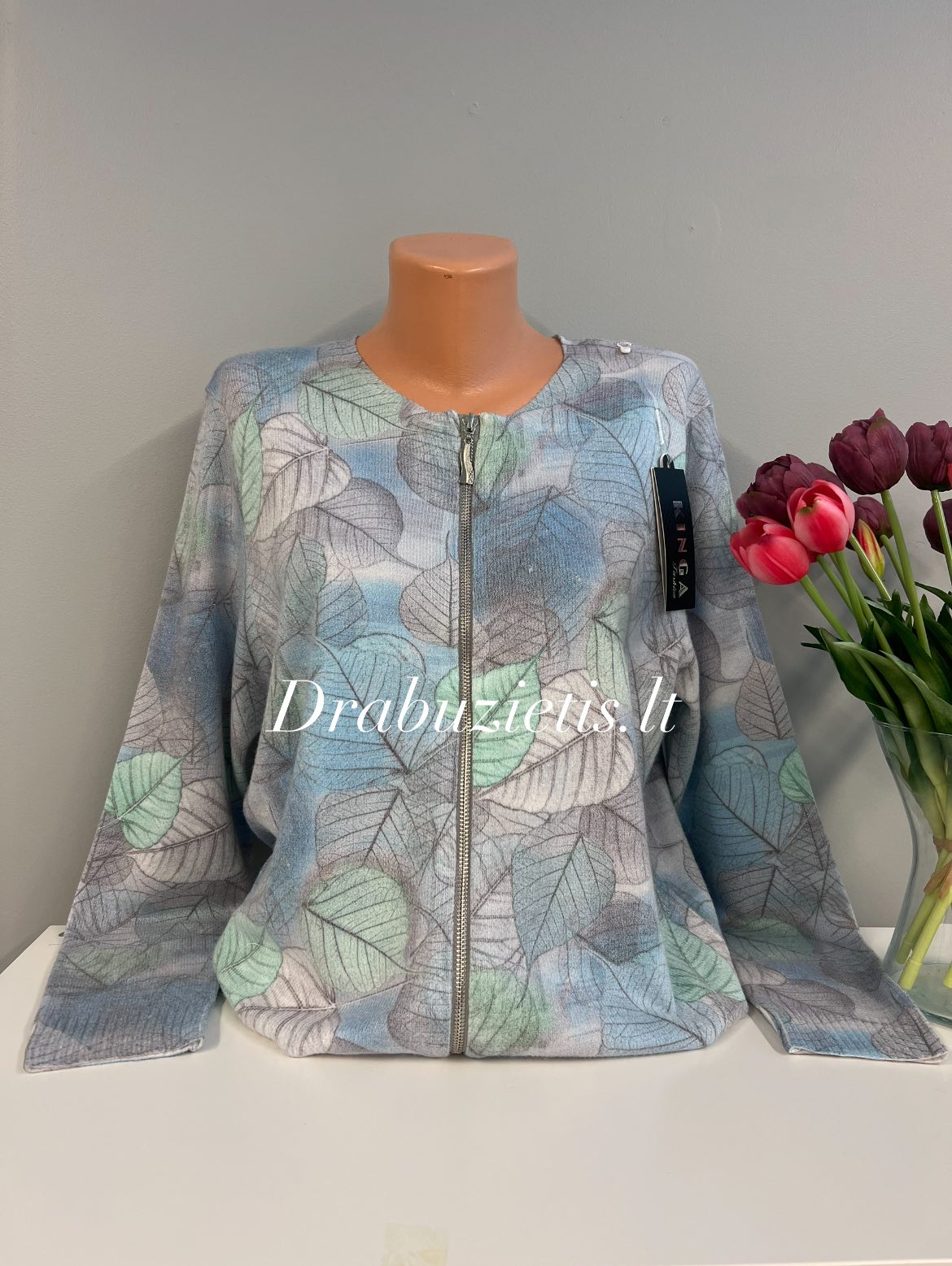 Megztinis su užtrauktuku M/L,XL/2XL