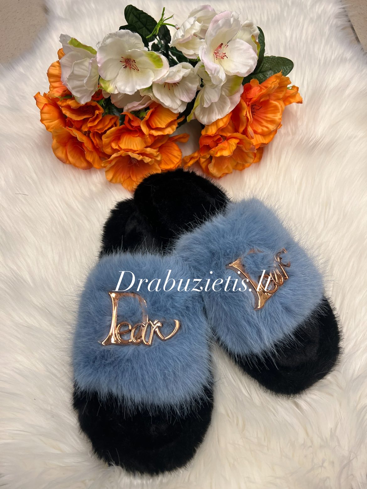 Žydros šlepetės 36/37, 38/39, 40/41