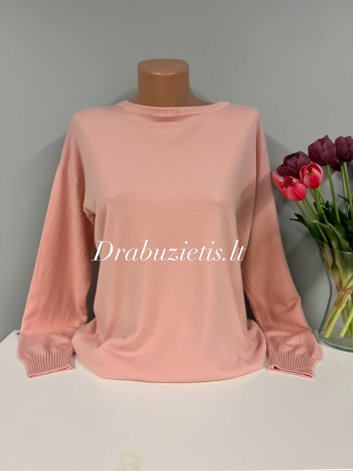 Rožinis megztinis 4/5XL