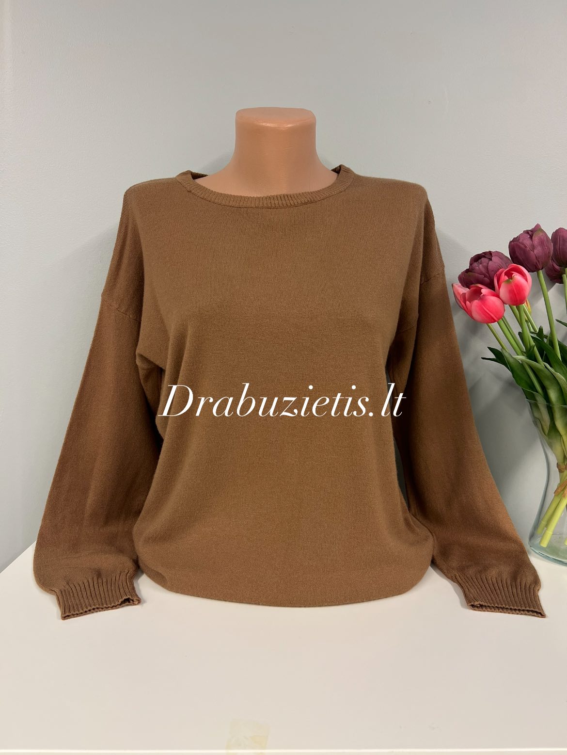 Rudas megztinis 2/3XL
