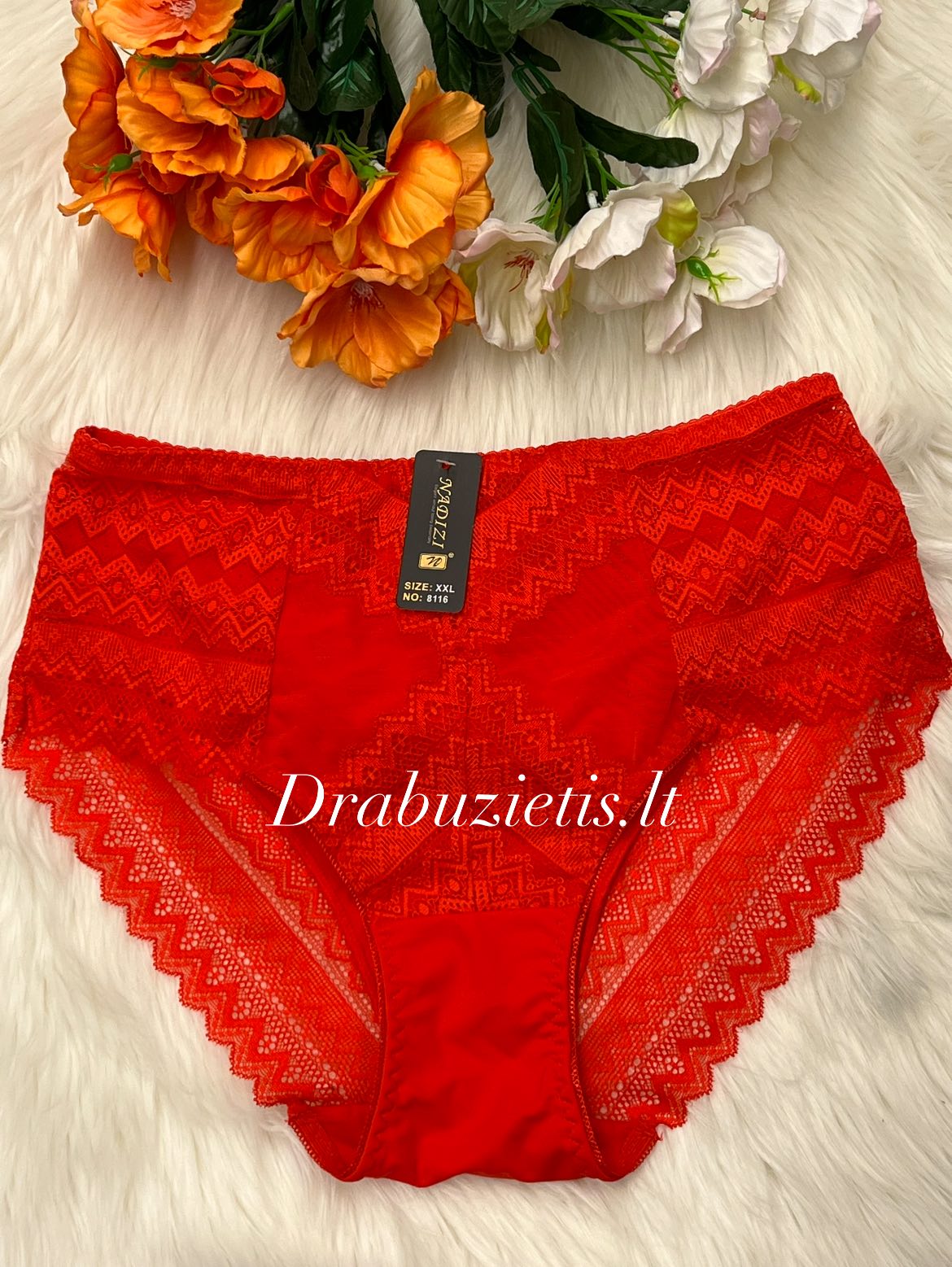 Raudonos kelnaitės 2XL,3XL,4XL