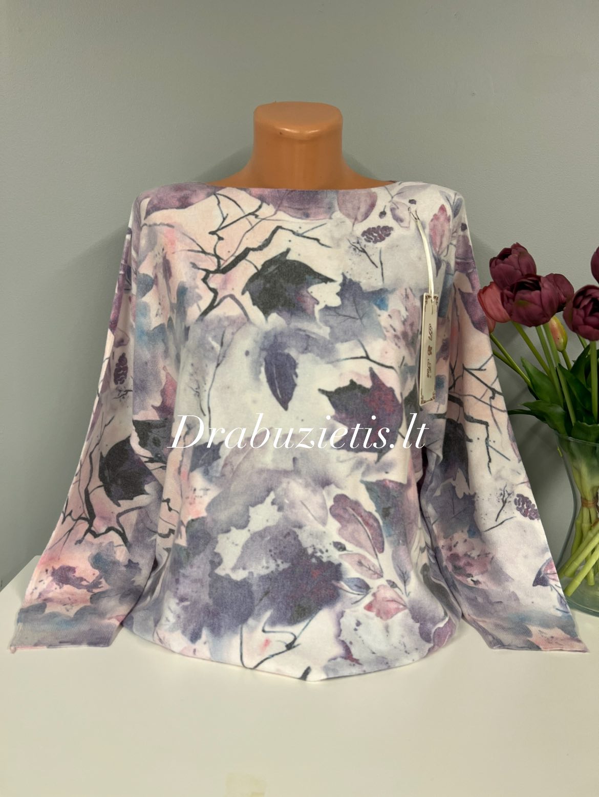 Alyvinis megztinis M/L krūtinei iki 134cm