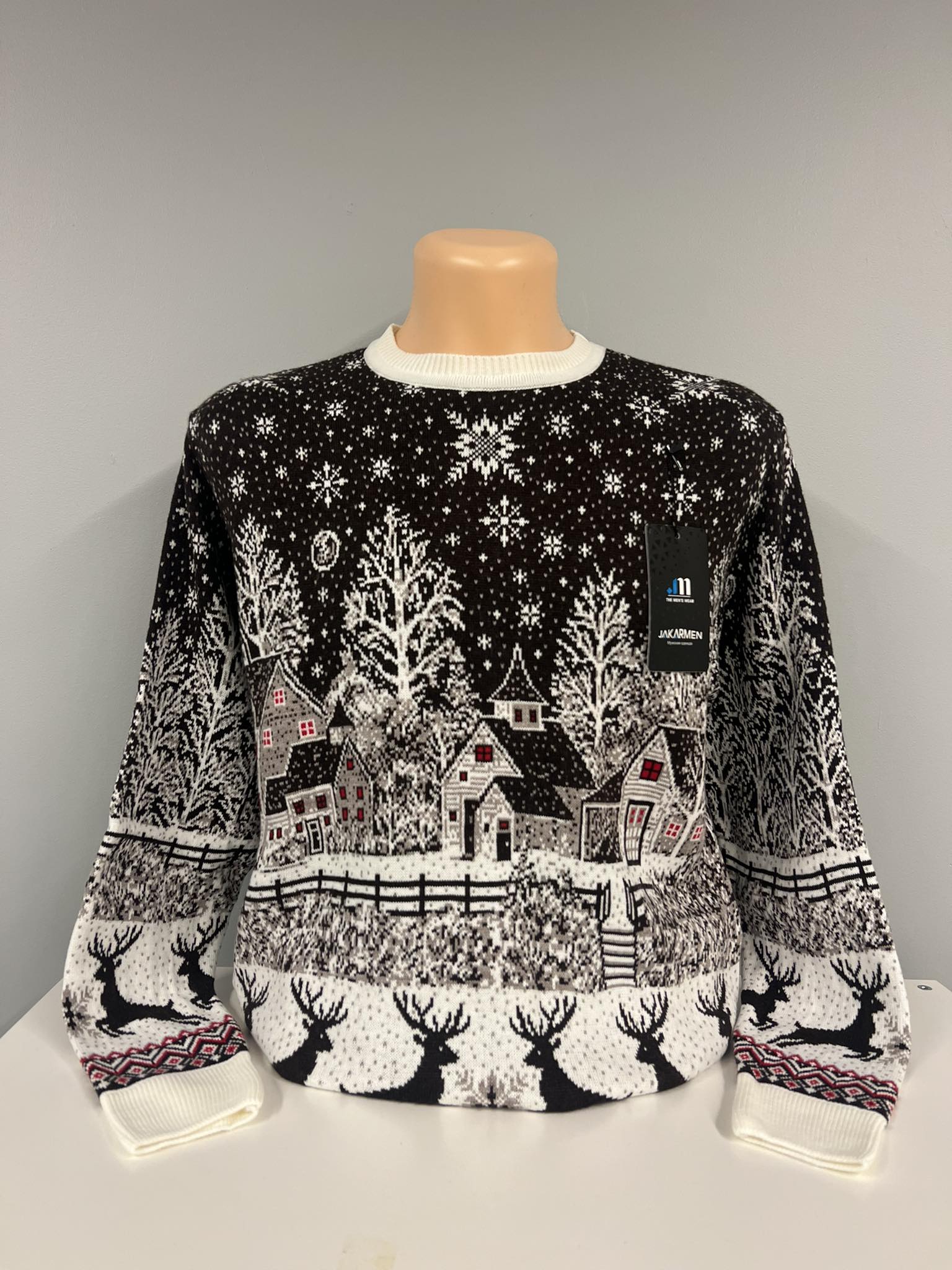 Vyriškas Kalėdinis megztinis M, L