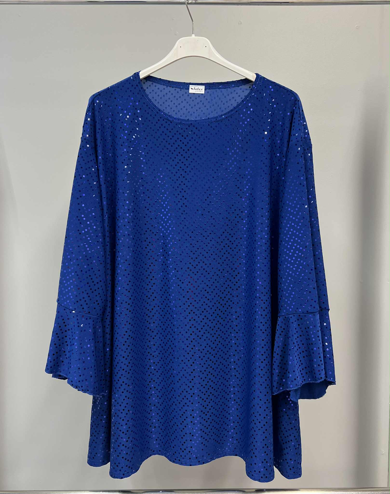 Mėlyna palaidinė krūtinei iki 140cm