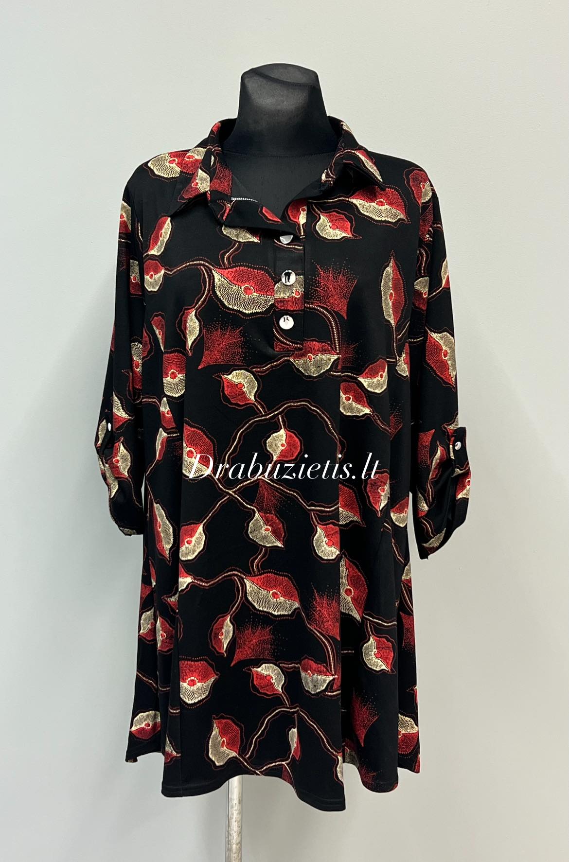 Marga tunika krūtinei iki 136cm