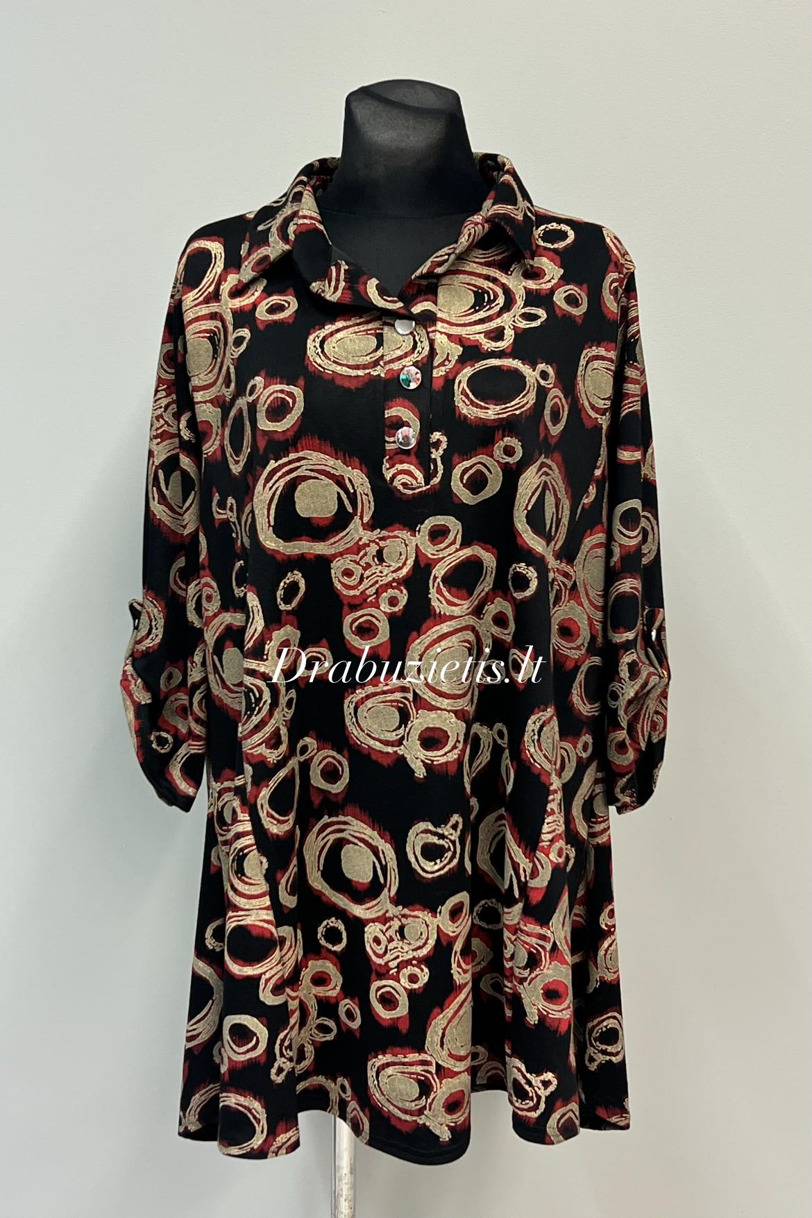 Marga tunika krūtinei iki 136cm