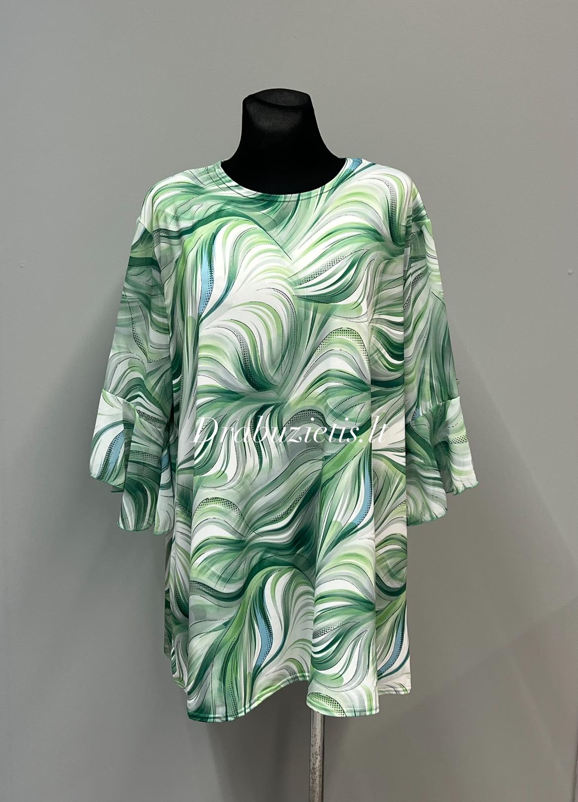 Žalsva tunika krūtinei iki 140cm