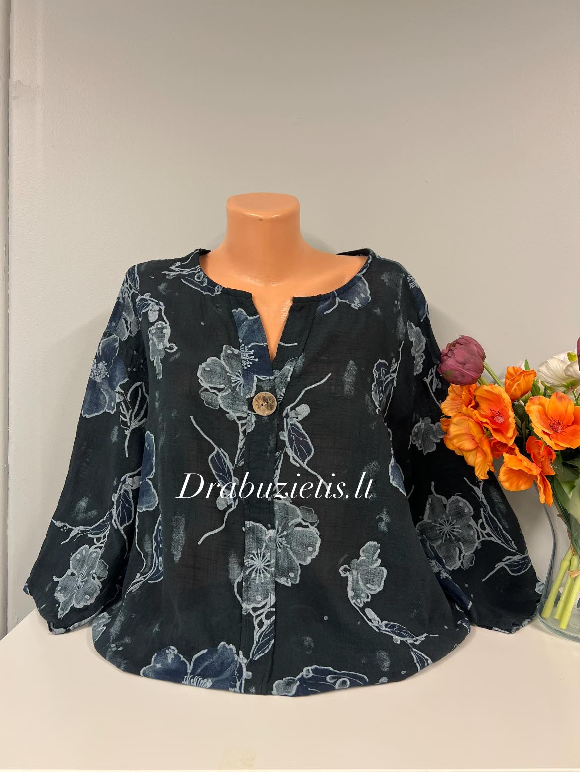 Medvilninė palaidinė krūtinei iki 138cm