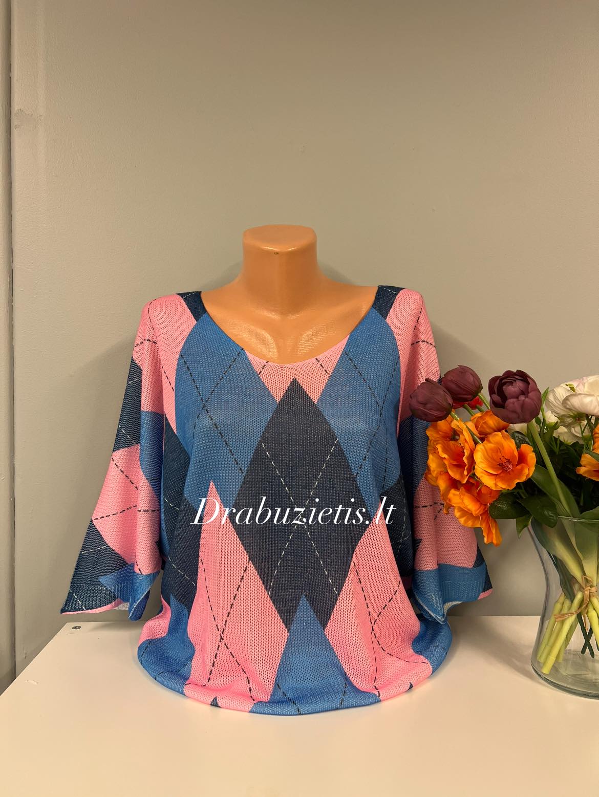 Marga palaidinė krūtinei iki 120cm