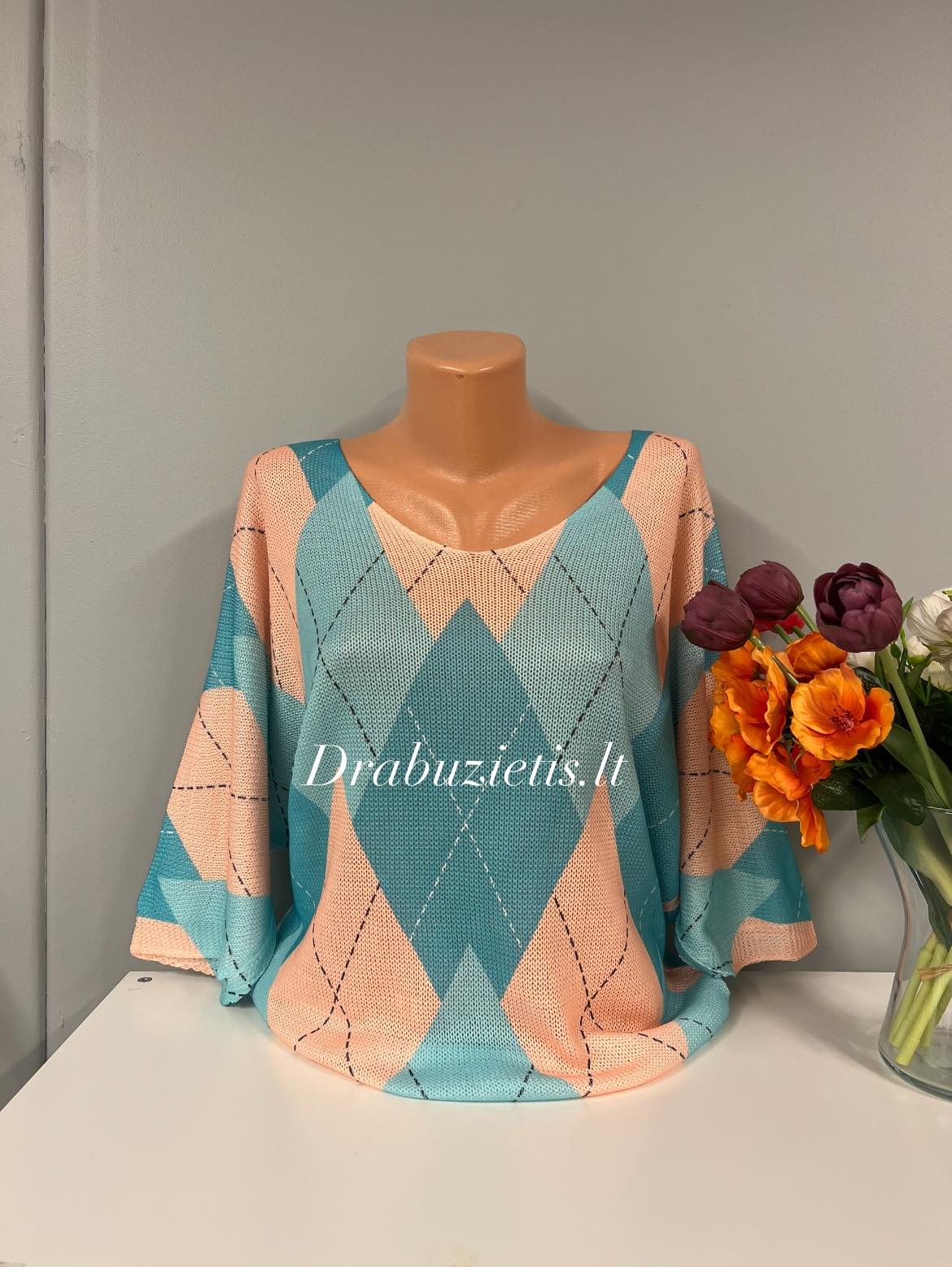 Marga palaidinė krūtinei iki 120cm